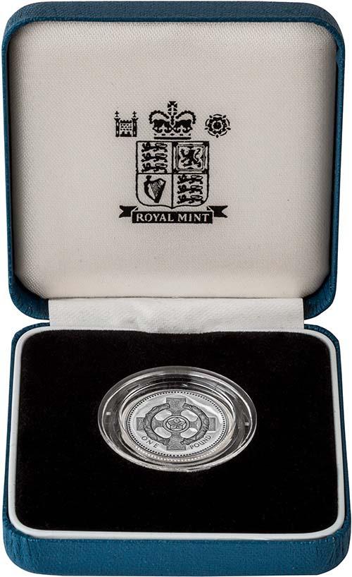 1996 Celtic Cross £1 Silver Proof Piedfort Coin | Chard