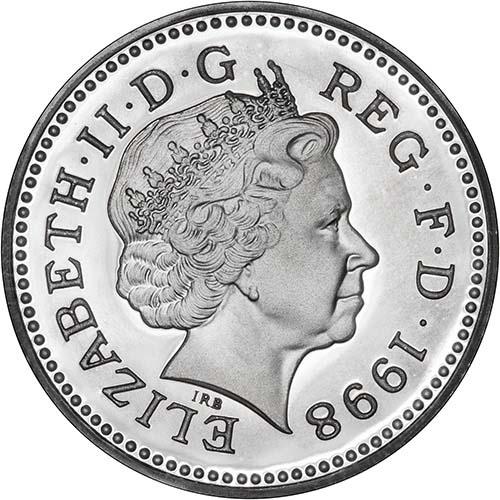 Buy a 1998 Royal Arms £1 Silver Proof Piedfort Coin | Chards
