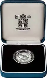 2007 UK Coin £1 Silver Proof Piedfort Millennium Bridge