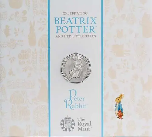 2017 UK Coin 50p BU Beatrix Potter - Peter Rabbit 24369