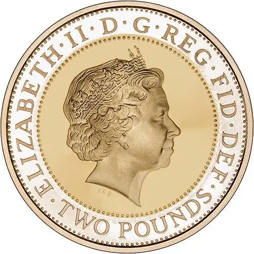 2014 UK Coin £2 Gold Proof Outbreak of WWI 22368