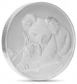 2010 Silver 1 Kilogram Koala Coin Single Secondary Market Australia Perth Mint side view