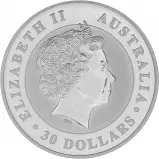 2011 Silver 1 Kilogram Kookaburra Coin Single Secondary Market Australia Perth Mint obverse