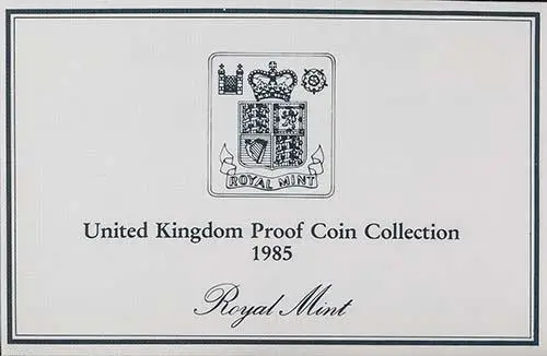 1985 Whole Coin Set UK Annual Proof - Standard 21316