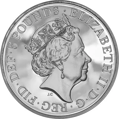 2017 UK Coin £5 / Crown Silver Proof House of Windsor 21991