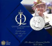 2012 UK Coin £5 / Crown BU Diamond Jubilee