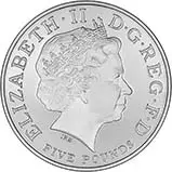 2002 UK Coin £5 / Crown Silver Proof Queen Mother Memorial 20447