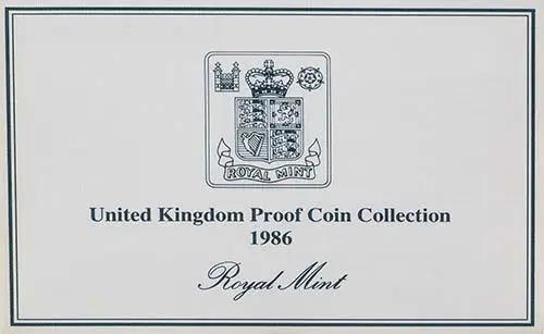 1986 Whole Coin Set UK Annual Proof - Standard 23654