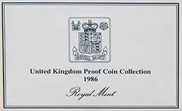 1986 Whole Coin Set UK Annual Proof - Standard 23654
