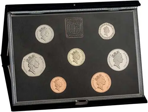 1987 Whole Coin Set UK Annual Proof - Standard 24534