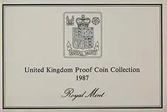 1987 Whole Coin Set UK Annual Proof - Standard 24535
