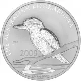 2009 Silver Perth Mint Uncirculated 1 Ounce Kookaburra - Restrike 2007