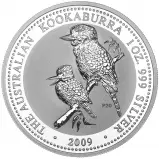 2009 Silver Uncirculated 1 Ounce Kookaburra  - Restrike 1999 Design