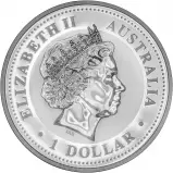 2009 Silver Uncirculated 1 Ounce Kookaburra 2003 Design  Coin Single Australia Perth Mint obverse