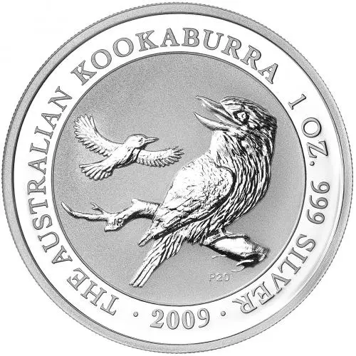2009 Silver Uncirculated 1 Ounce Kookaburra - 2004  Restrike Design   reverse 1