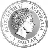 2009 Silver Uncirculated 1 Ounce Kookaburra - 2004  Restrike Design   obverse 1