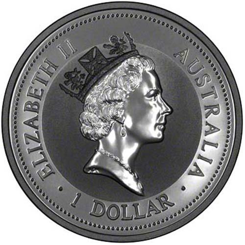 1997 Silver Kookaburra 1 oz Coin | Chard