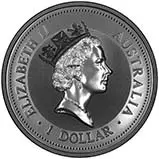 1997 1 oz Silver Coin Kookaburra Bullion 21979