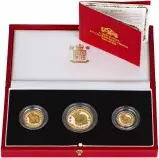 1999 Macau Year of the Rabbit 3 Coin Gold Proof Set