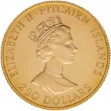 1988 Gold Proof 150th Anniversary of the Constitution $250  Coin Single Pitcairn Islands obverse