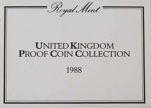 1988 Whole Coin Set UK Annual Proof - Standard 21127