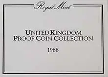 1988 Whole Coin Set UK Annual Proof - Standard 21127
