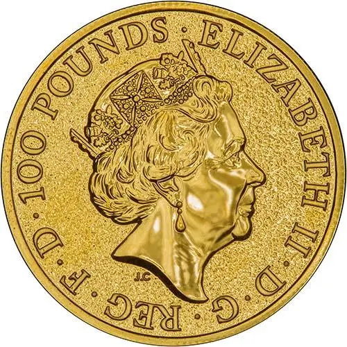 2016 1 oz Gold Coin Queen's Beasts  Bullion Lion 21520