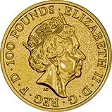 2016 1 oz Gold Coin Queen's Beasts  Bullion Lion 21520