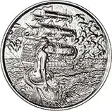 2 oz Silver Round Pirate Bullion Siren