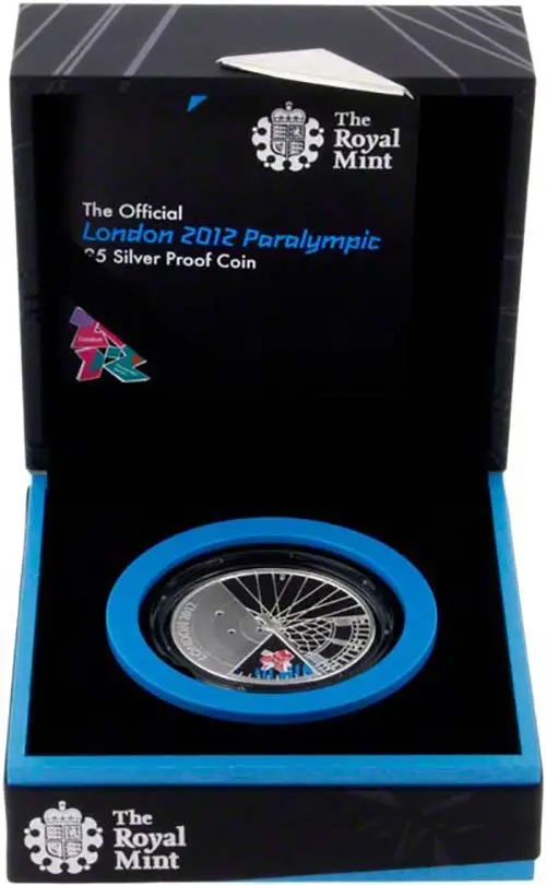 2012 UK Coin £5 / Crown Silver Proof Paralympic Games 22260
