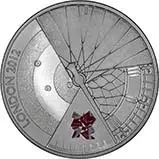 2012 UK Coin £5 / Crown Silver Proof Paralympic Games