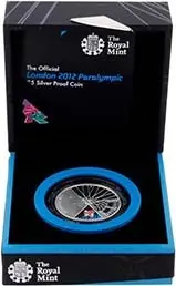 2012 UK Coin £5 / Crown Silver Proof Paralympic Games 22260