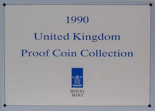1990 Whole Coin Set UK Annual Proof - Standard 22611