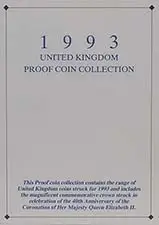 1993 Whole Coin Set UK Annual Proof - Standard 22836