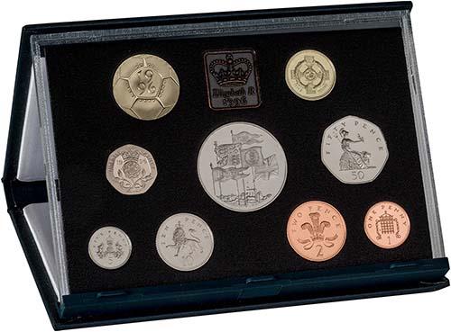 1996 United Kingdom Annual Standard Proof Coin Set l Chard