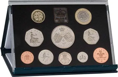 Whole Coin Set l UK l 1997 Standard Proof l Chardss