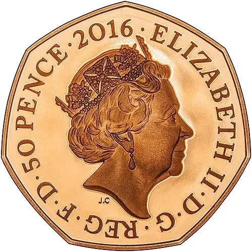 2016 UK Coin 50p Gold Proof Beatrix Potter - 150th Anniversary 20634