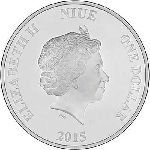 2015 0.5 oz Silver Coin Disney Season's Greetings 22904