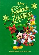 2015 0.5 oz Silver Coin Disney Season's Greetings 22903