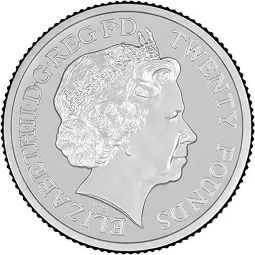 2014 UK Coin £20 BU Outbreak of WWI 21615
