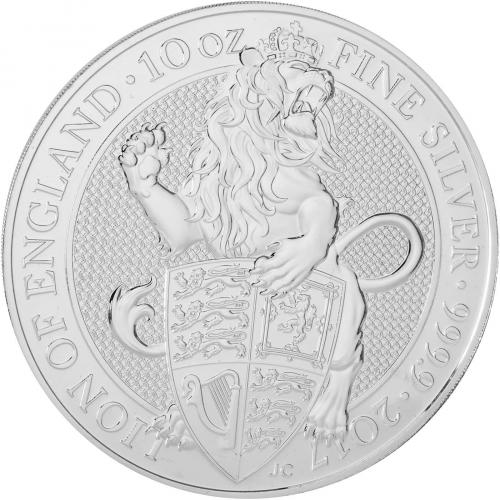 2017 Silver Queen's Beasts 10 oz Bullion Coin | Chard