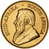 2001 Gold 1 Ounce Krugerrand Coin Single South Africa obverse