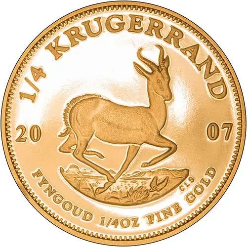 2007 Whole Coin Set South African - Four (4) Coins Grade C Gold Proof Krugerrand 20406