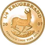 2007 Whole Coin Set South African - Four (4) Coins Grade C Gold Proof Krugerrand 20406