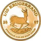 2007 Whole Coin Set South African - Four (4) Coins Grade C Gold Proof Krugerrand 20410