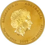 2009 1 oz Gold Coin Lunar Year of the Ox Perth Mint Bullion 23865