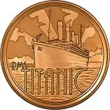 1997 Gold Medallion RMS Titanic 24125