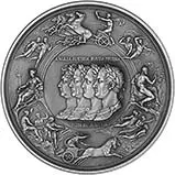 2015 Silver Medallion Pistrucci Waterloo 24648