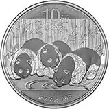 2013 1 oz Silver Panda Bullion Coin