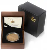 2010 - 2011   Gold Proof Royal Wedding - William and Kate £5  Coin Alderney The Royal Mint with box